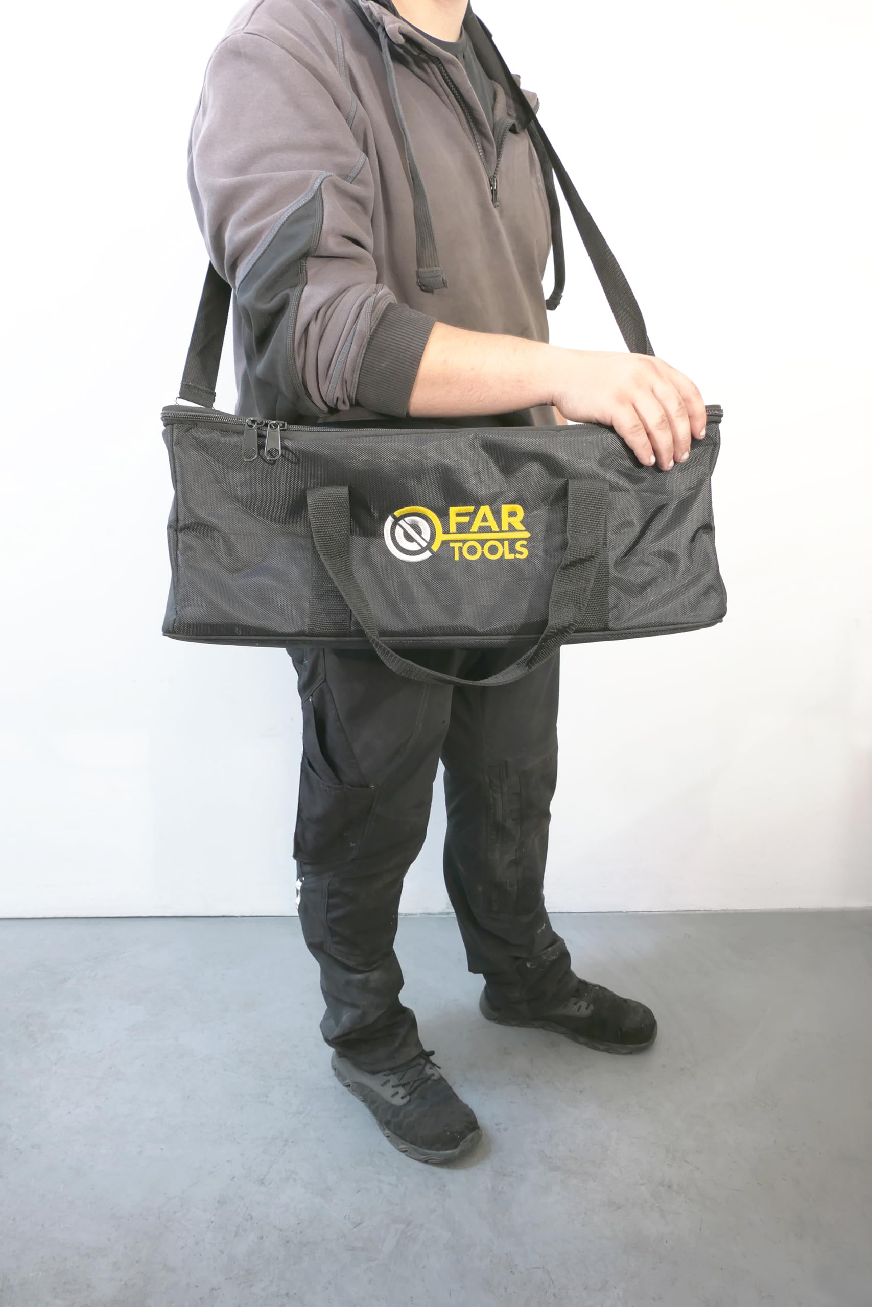 Fartools MyREXBAG - Sac de transport et de rangement conçu pour accueillir le rénovateur REX120 assemblé + 6 brosses + 3 brosses de précision + accessoires