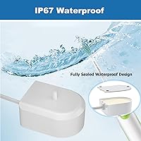 Vista 4 de Base de cargador de cepillo de dientes eléctrico para Philips Sonicare, cargador de viaje compatible con Philips Sonicare HX4100 HX6100 HX3000
