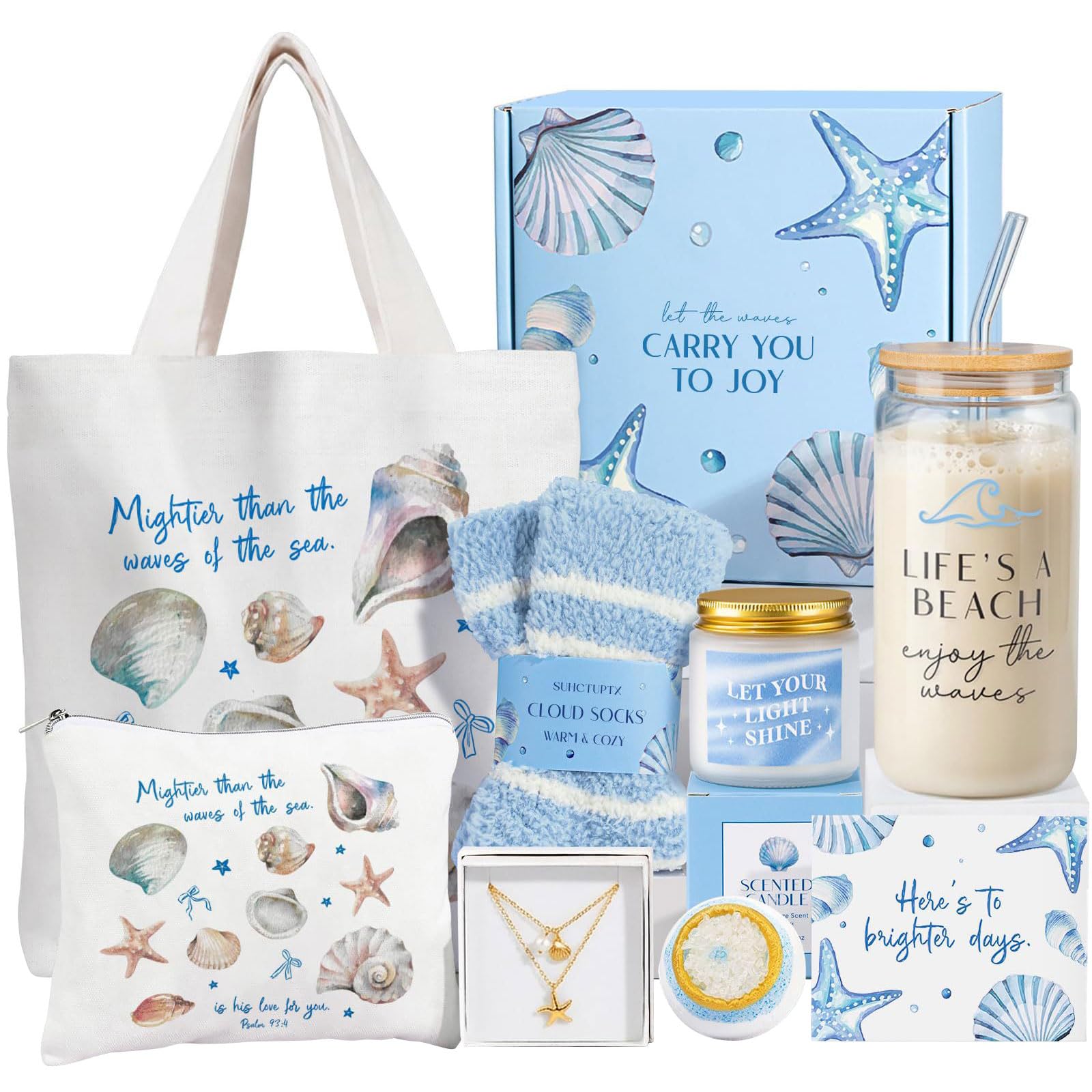 Set Regalo Premium per Riposo da Donna, Regalo premuroso per la Mamma, Compleanno, Anniversario, Vacanze, momenti Speciali, Set Calzini Morbidi e Candele