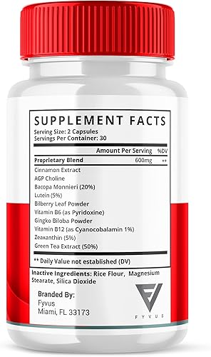 Miniatura 6 de Paquete de 3 cápsulas de suplemento de apoyo de glucógeno dulce para articulaciones, limpiador de vasos sanguíneos Releaf, cápsulas de suplemento de