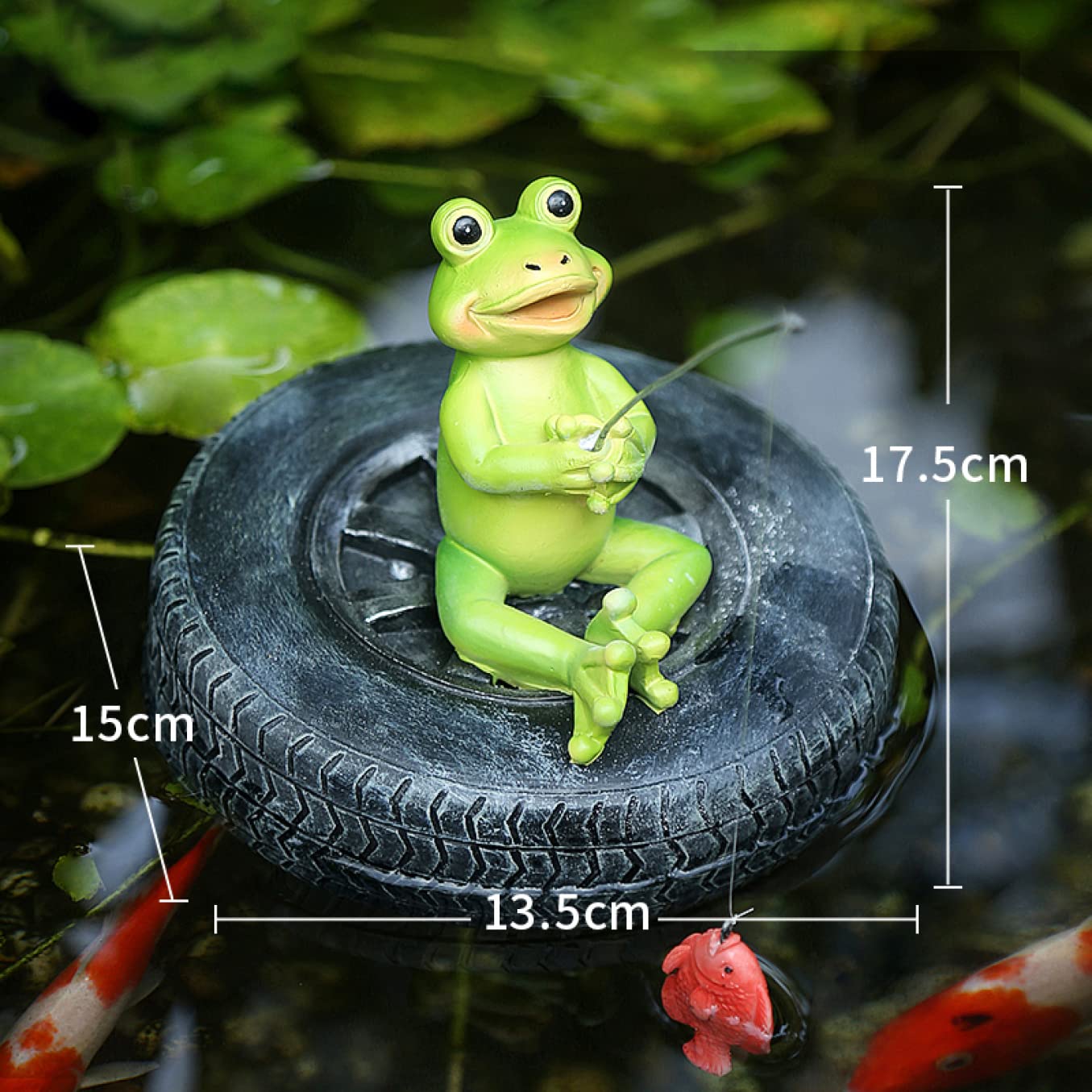Amazon.co.jp: ガーデニング雑貨 インテリア カエルのオブジェ