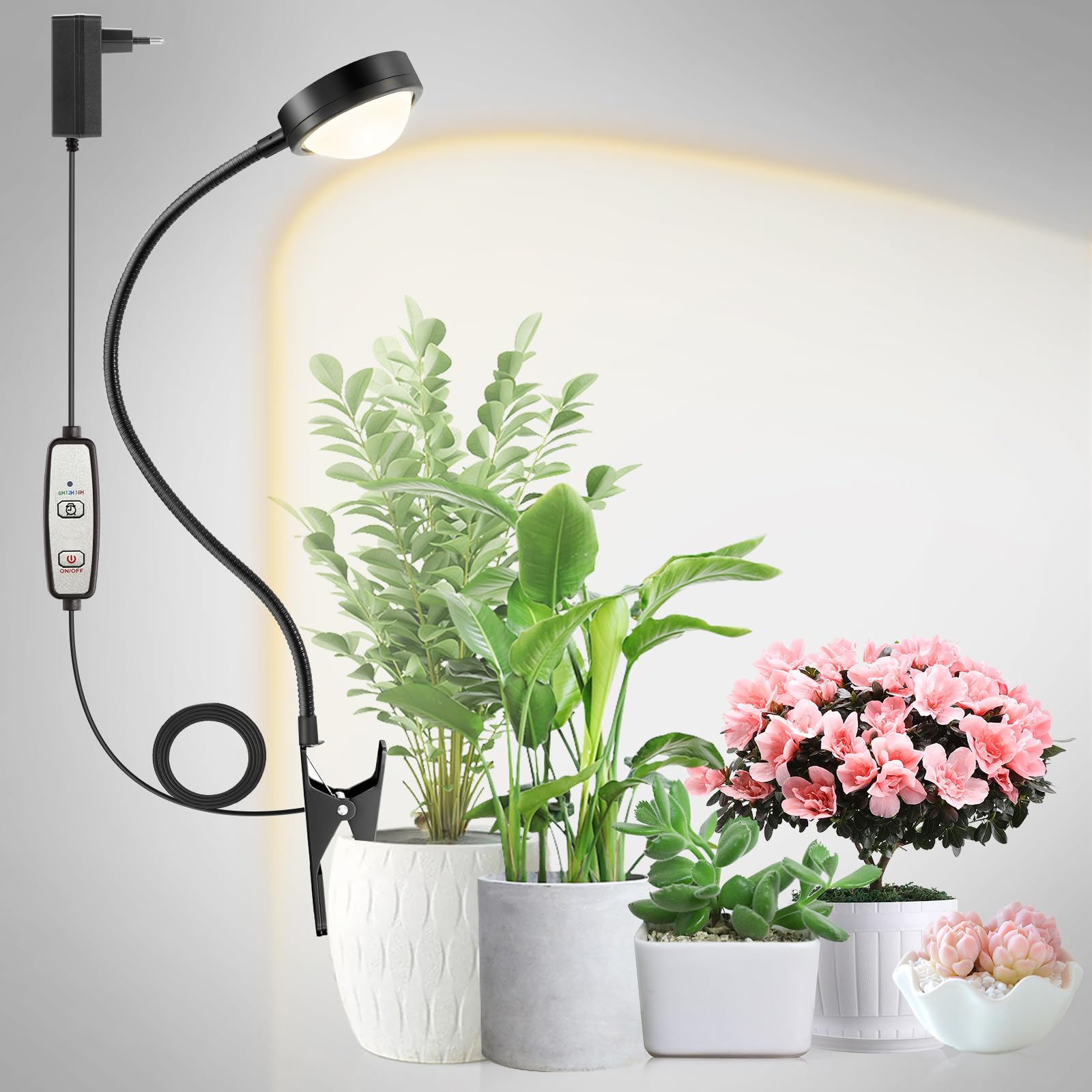 Fayleer Lampe De Plante Spectre Complet Avec Lentille Optique