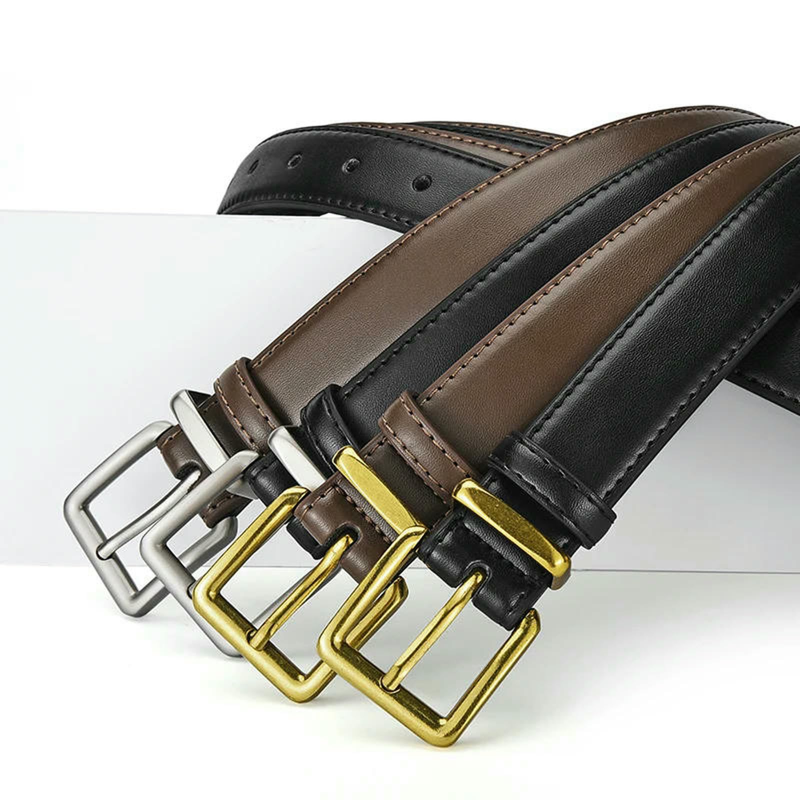 Damen Taillengürtel Pin Schnalle Weiche Frauen Gürtel Trendy Match Rock Breitbein Hosen Modische Kleidung Zubehör
