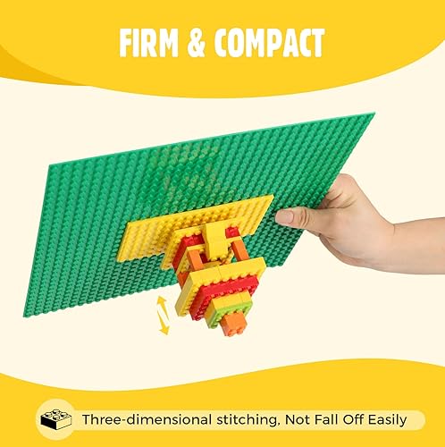 Miniatura 71 de Lekebaby - Placas base clásicas para construcción de ladrillos 100% compatibles con las principales marcas de placas base de 10.0 x 10.0 pulgadas