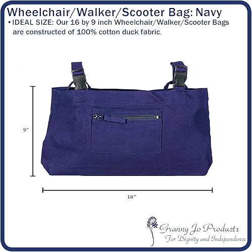 Vista 3 de Silla de ruedas/andador/bolsa de scooter Azul marino