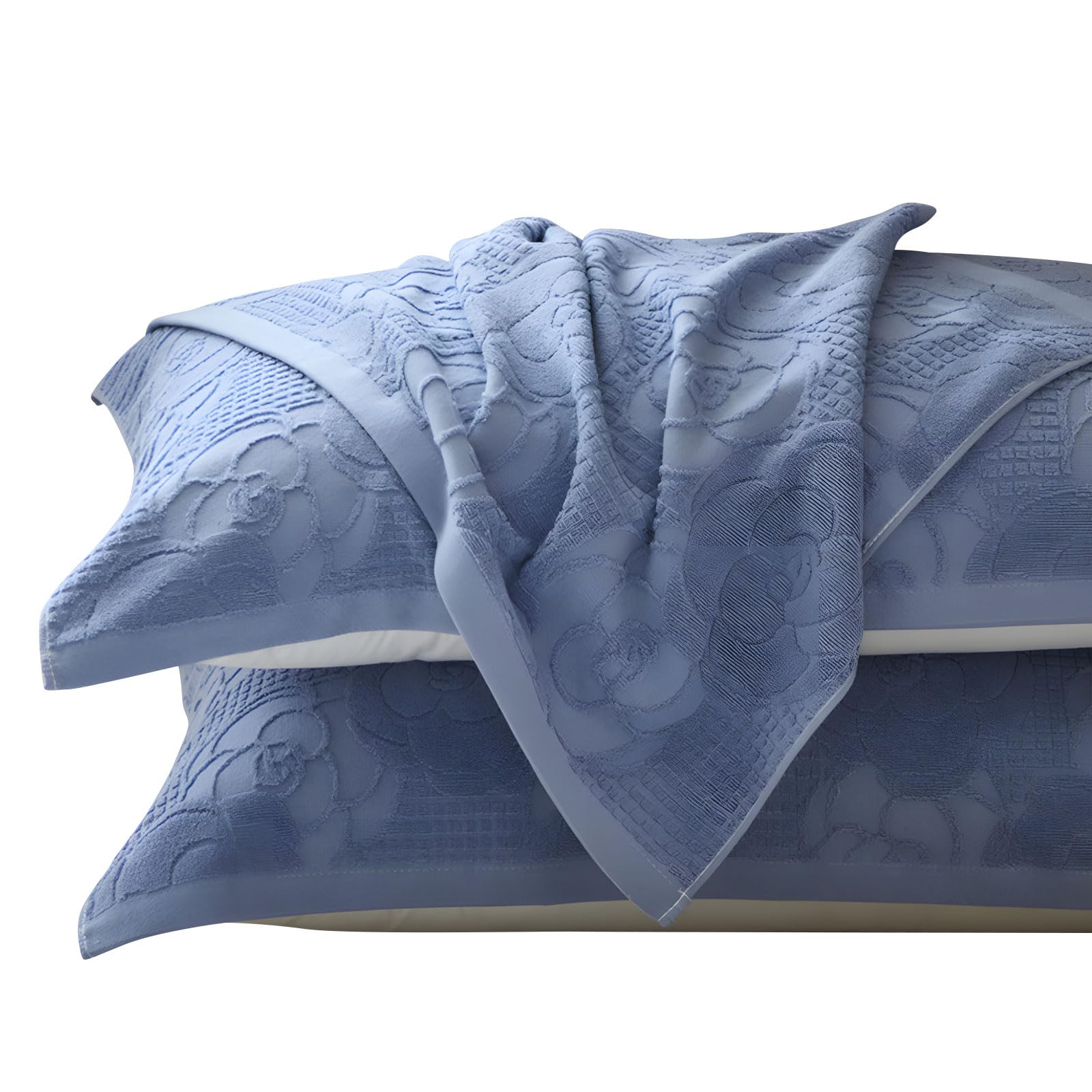 Of Cotton Pillow Towel Features Knitting Texture for Warmth Retention and Comfortable Secure Designs Cotton Pillow Cover