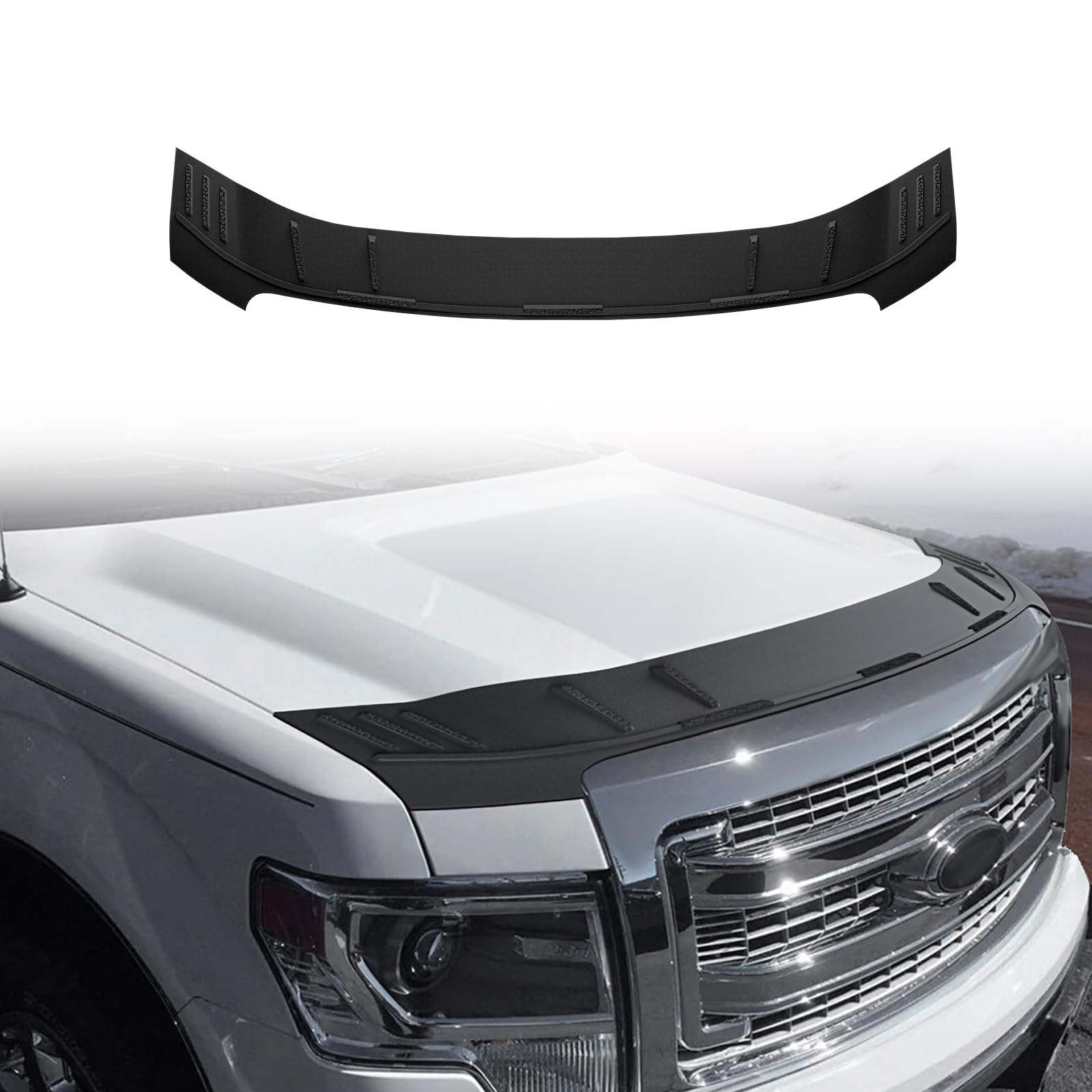 TripleAliners Hood Bug Deflector Protector for 2009-2014 Ford F-150 F150