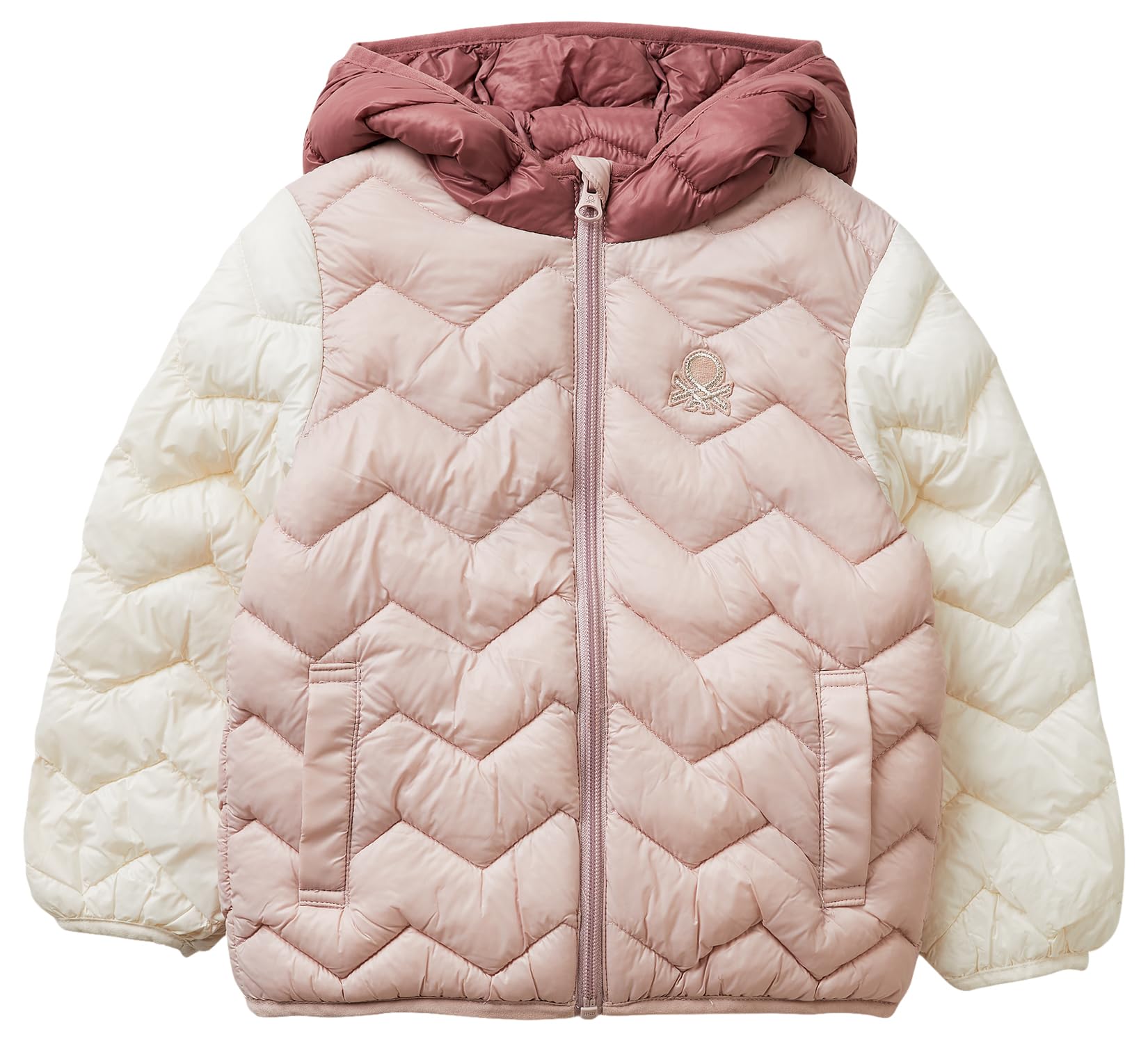 United Colors of Benetton Giubbotto 21INGN02Z Giacca, Multicolor, 4 Anni Bambina