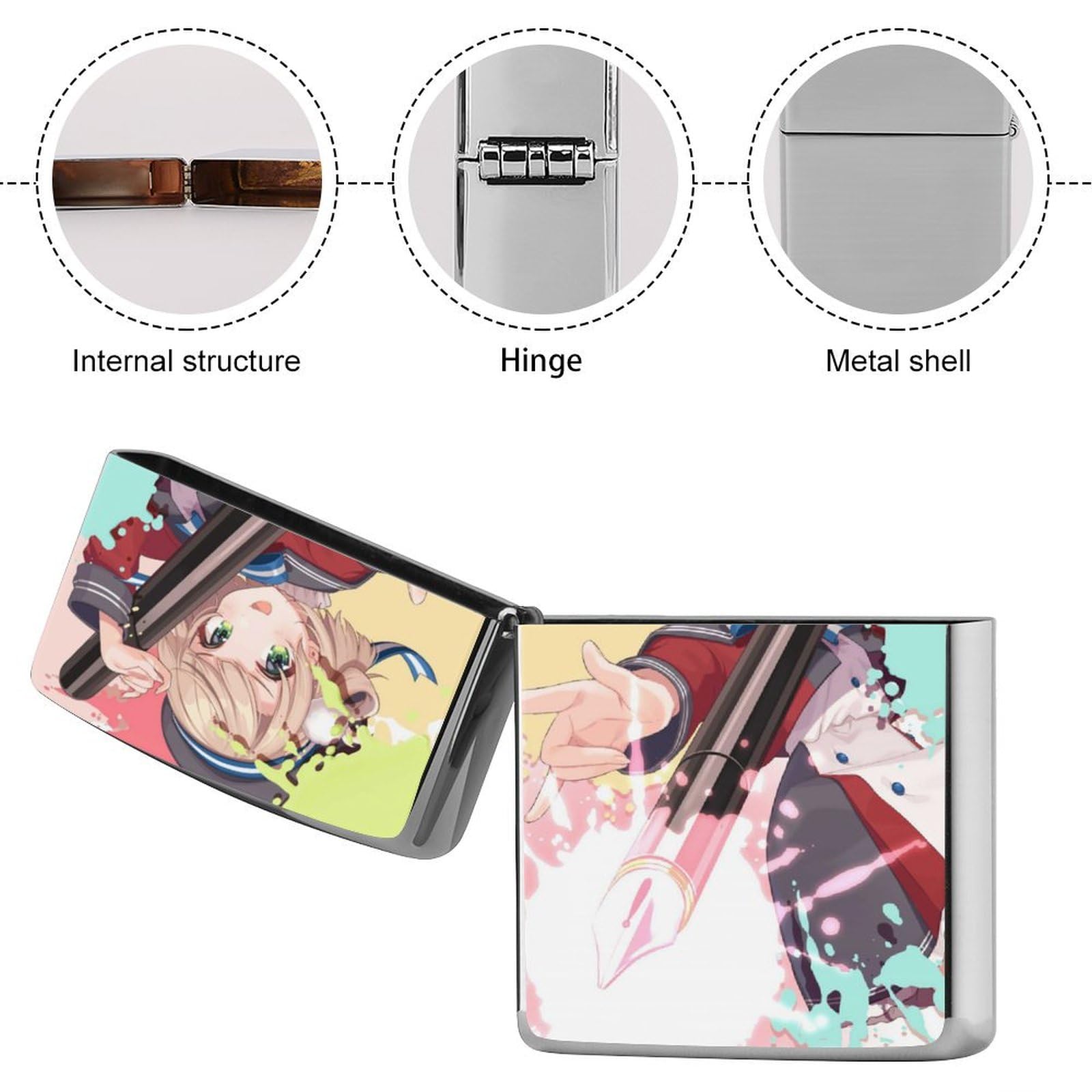 Amazon.co.jp: ライターケース ZIPPOライター兼用 しぐれうい