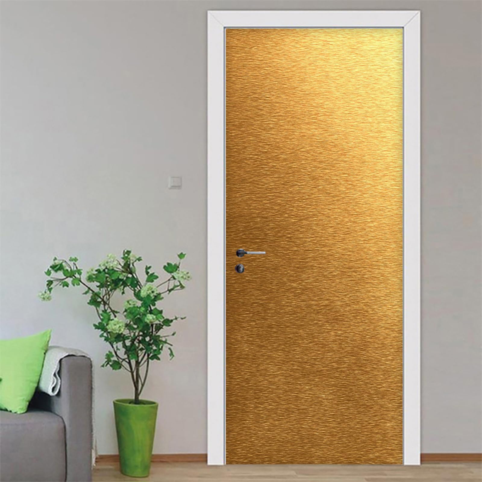 Papier peint auto adhésif étanche et amovible pour placard