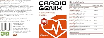 Cardio Genix, 60 Capsules, 1 Capsule per Serving, 60 Servings, Vegan and Gluten Free