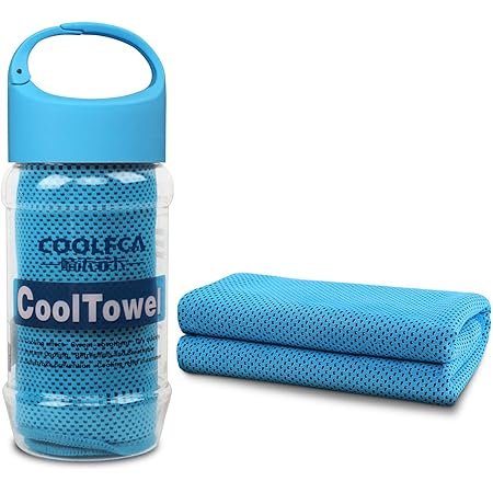 Amazon Co Jp Cool Core クールコア King Kazu 公認 Super Cooling Towel スカイ Sk ビューティー
