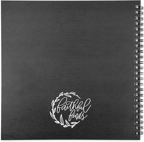 Miniatura 6 de Faithful Finds Cuaderno de oración encuadernado en espiral, diario bíblico devocional cristiano para mujeres, 60 hojas120 páginas (8.8 x 8.5