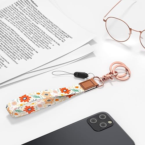 Miniatura 4 de Rimilak Llavero de pulsera, cordón de muñeca para mujeres y hombres, llaves de automóvil, insignias de identificación, tarjeta, cartera, cámara de