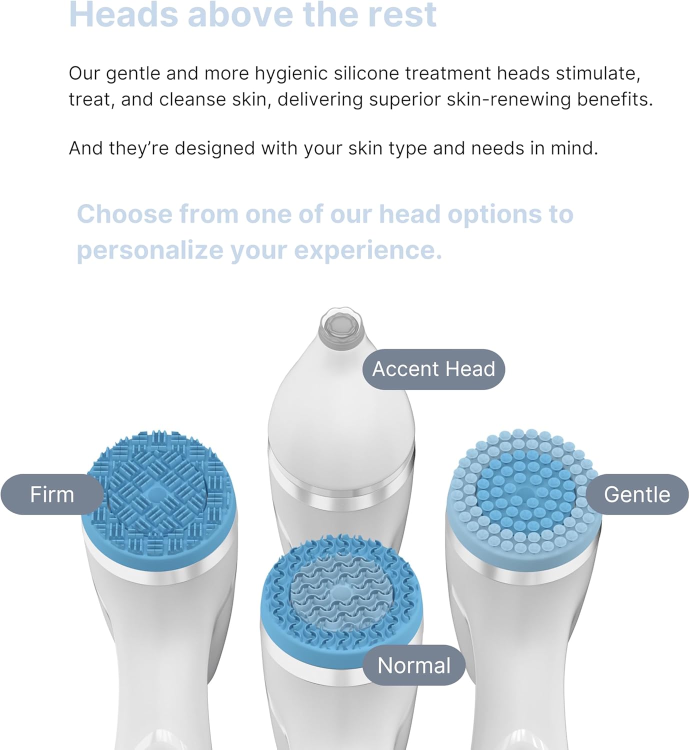 NuSkin ageLOC LumiSpa iO Silicone Treatment Head | Normal | Silicone Facial Scrubber & Exfoliator | Gentle Skin Cleanser for Daily Use | Promotes Smoother, Clearer Skin | Suitable for All Skin Types