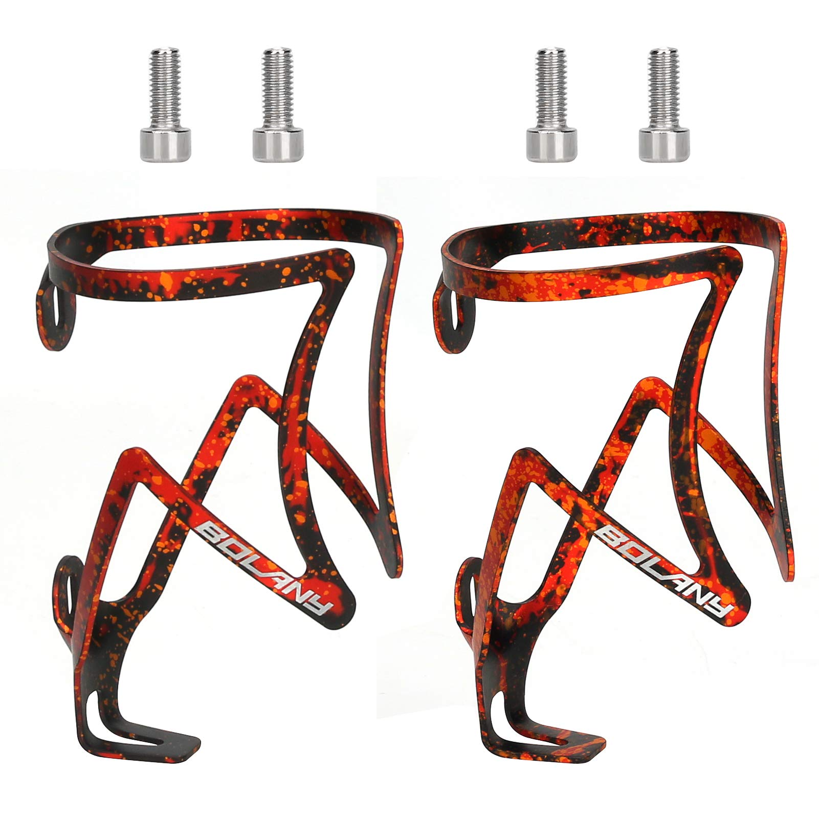 Allnice Water Bottle Holder for Bike, Bike Water Bottle Holder Ultra-Light Aluminium Alloy Bike Water Bottle Cages Bicycle Bottle Cage Holder for Road Bike MTB Cycling (2 Pack)