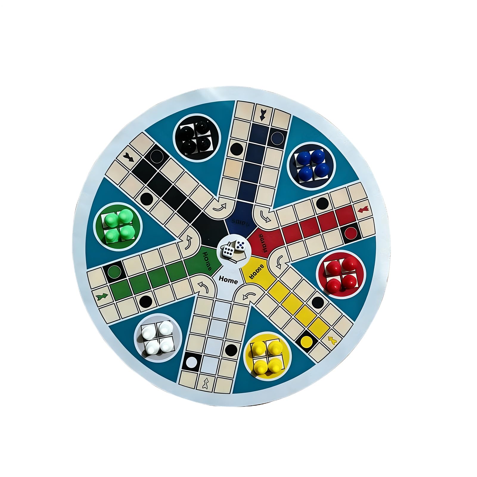 Parcheesi Game, Foldable Classic Board, 35x35x3cm, ḷṳḋỏ Game, Family Board Games, Portable Classic Set, For Boys, Girls, Teens, Family, Travel