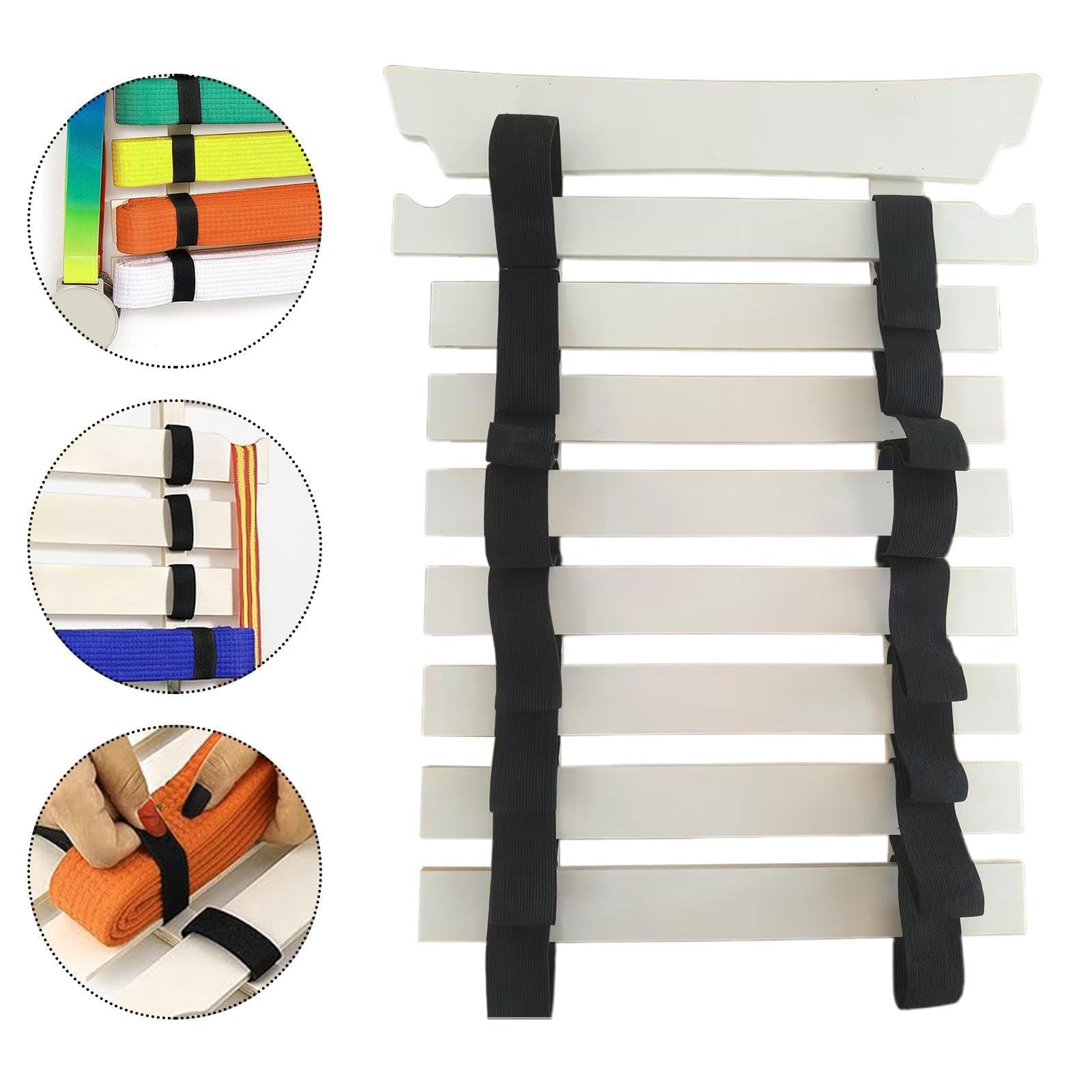 Soporte para Cinturones de Karate, Organizador de Cinturones de Taekwondo para Muay MMA.