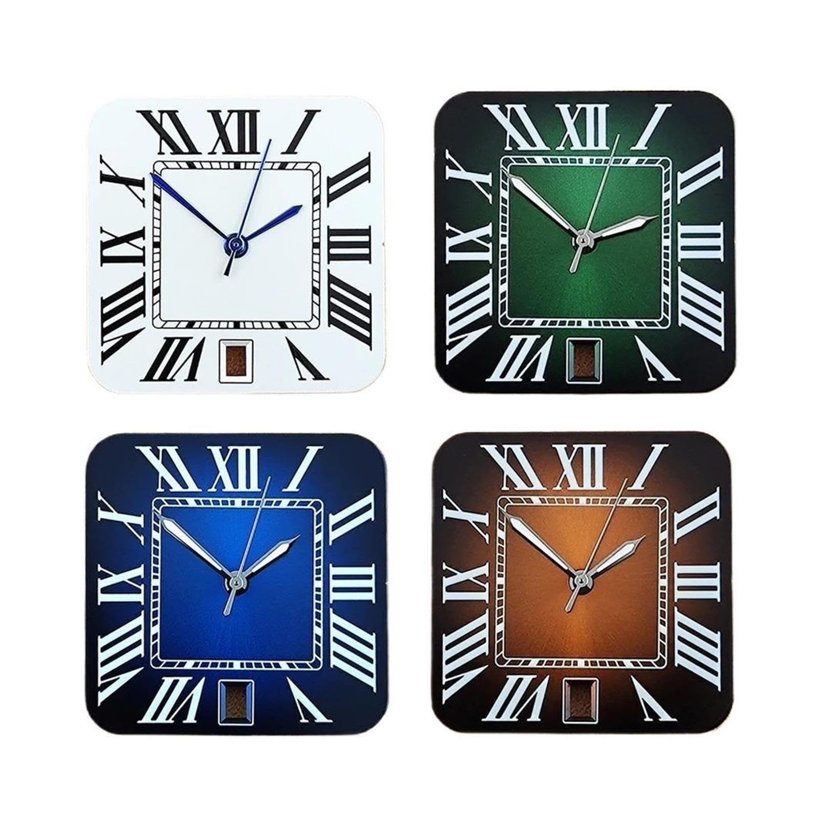 Quadrante dell'orologio con data NH35 quadrato da 27 mm