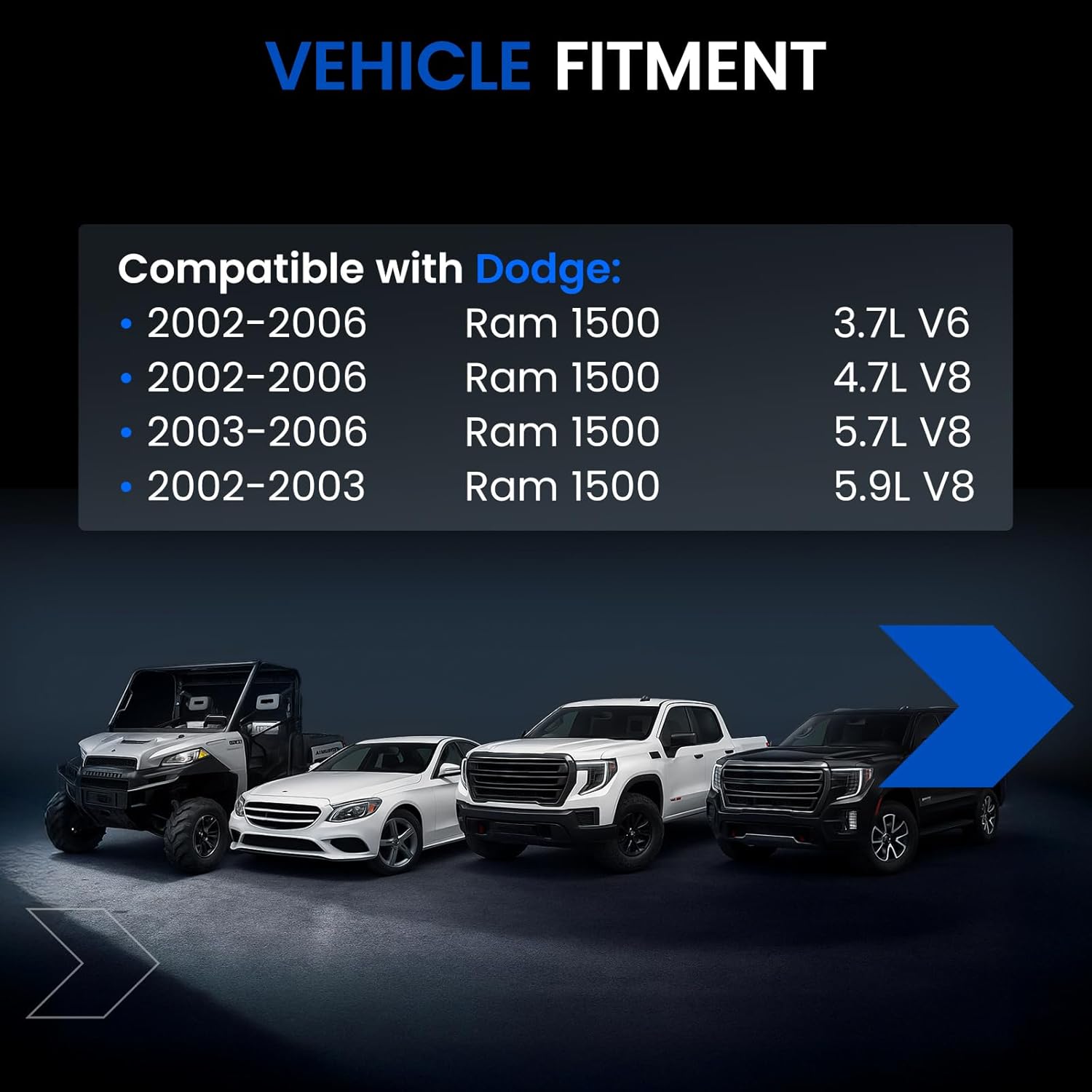 938-150 Front Drive Shaft Complete DriveShaft Assembly Compatible with Dodge 2002-2006 Ram 1500 3.7L V6 4.7L 5.7L V8 Automatic, 2002-2003 Ram 1500 5.9L V8 Automatic