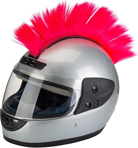 Pelucas con Cresta Mohawk para Casco de Motocicleta, Ciclismo, Patinetas, Polo, Esquí, Snowboard, Traje de Cosplay
