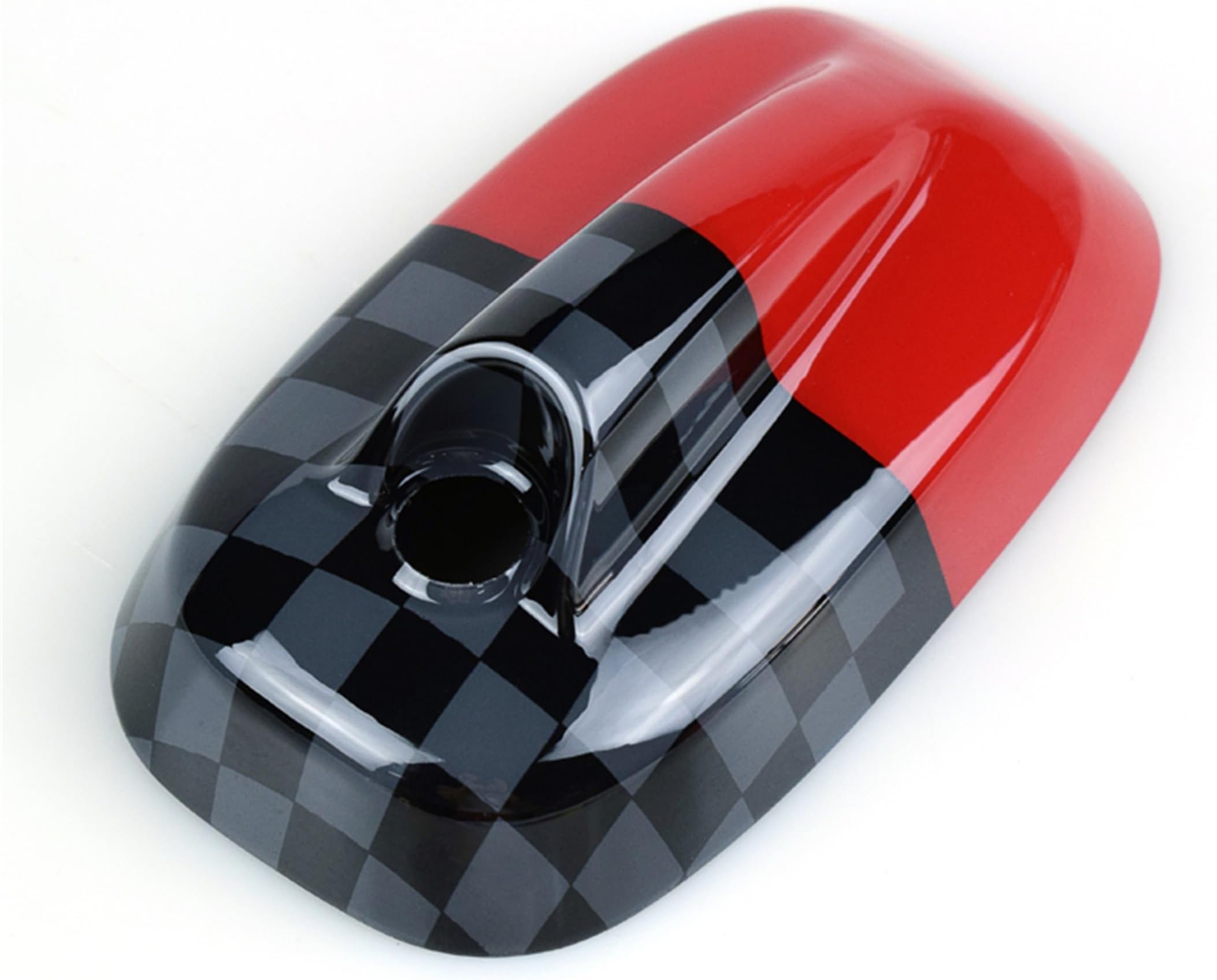 Compatible with Mini Cooper Accessories Decoration ABS Cover Caps Shell Case,for F56 Hatchback 2014-2024 (JCW, Top Roof Antenna Shell Cover Cap)