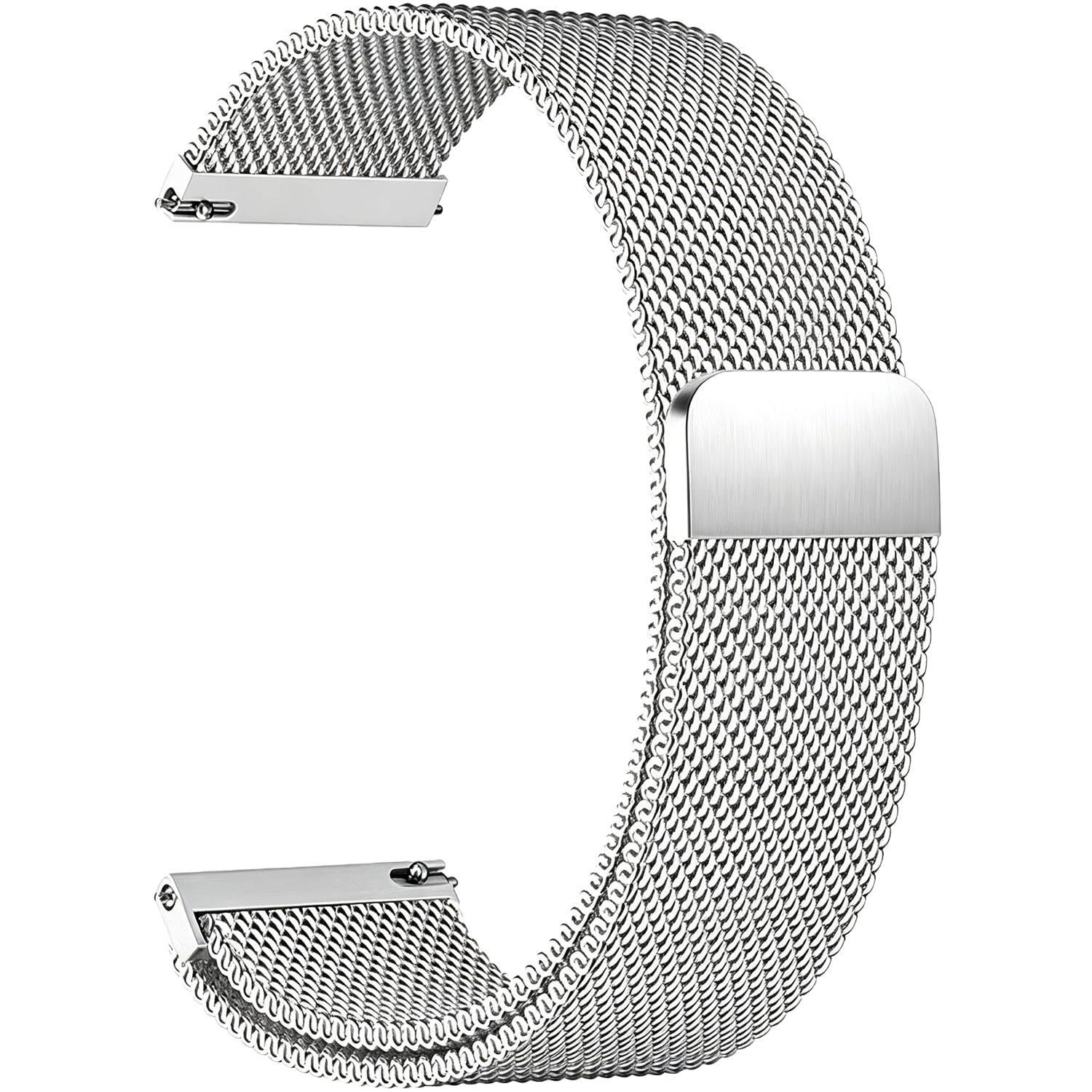 18mm 19mm 20mm 22mm Pasek ze stali nierdzewnej o szerokości do zegarka Garmin/Galaxy/Amazfit/Huawei, uniwersalny Pasek zamienny.