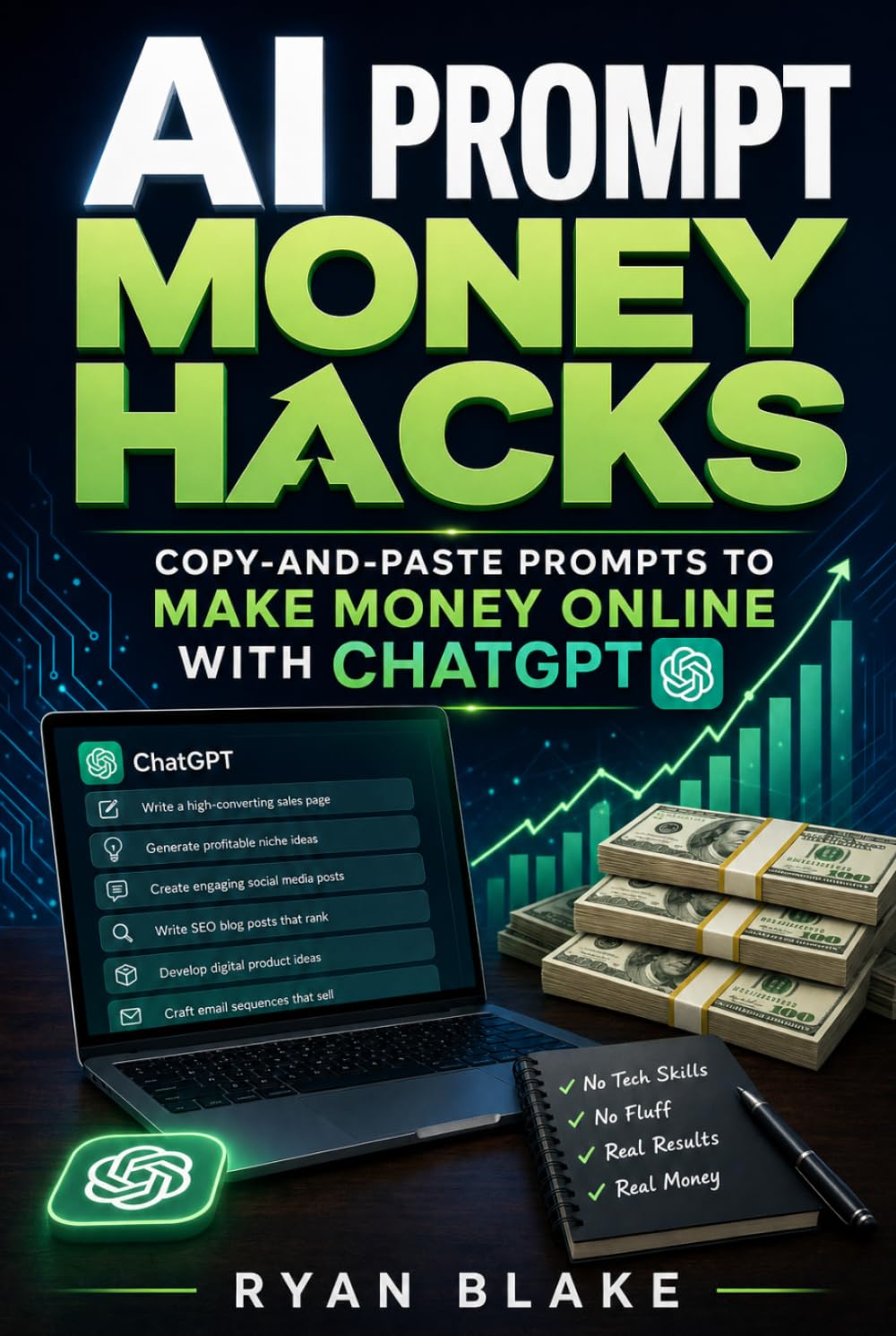 AI Prompt Money Hacks: Copy-and-Paste Prompts to Make Money Online with ChatGPT (AI Money Blueprint Series)