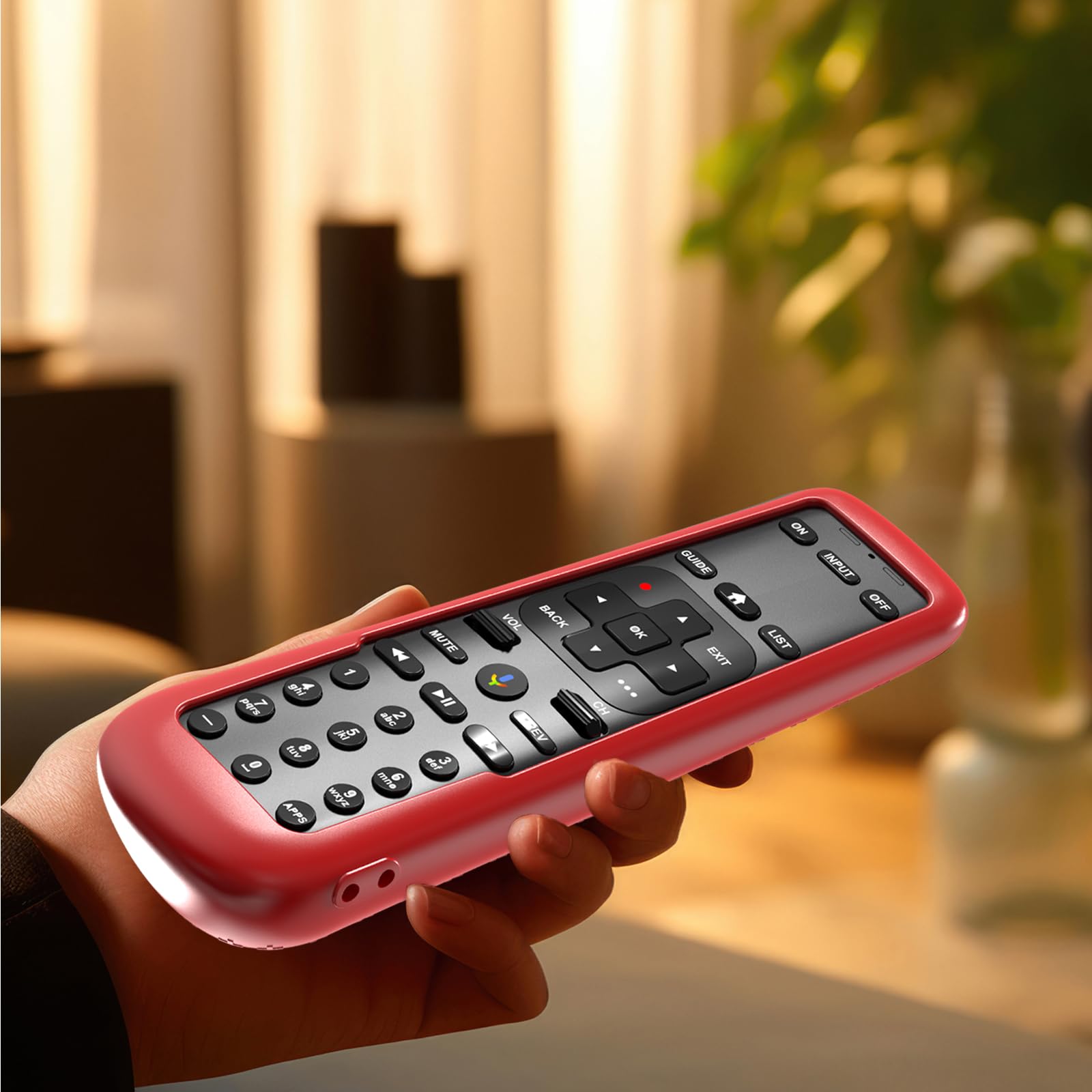 Paquete de 3 fundas para mando a distancia DirecTV, funda para receptor AT&T TV Now C71KW / RC82V, funda para control remoto por voz, color morado, azul y rojo