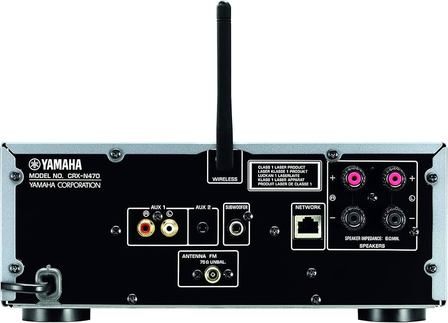 Yamaha CRX-N470 Network CD Receiver with Wi-Fi, MusicCast Yamaha CRX-N470 Network CD Receiver with Wi-Fi, MusicCast