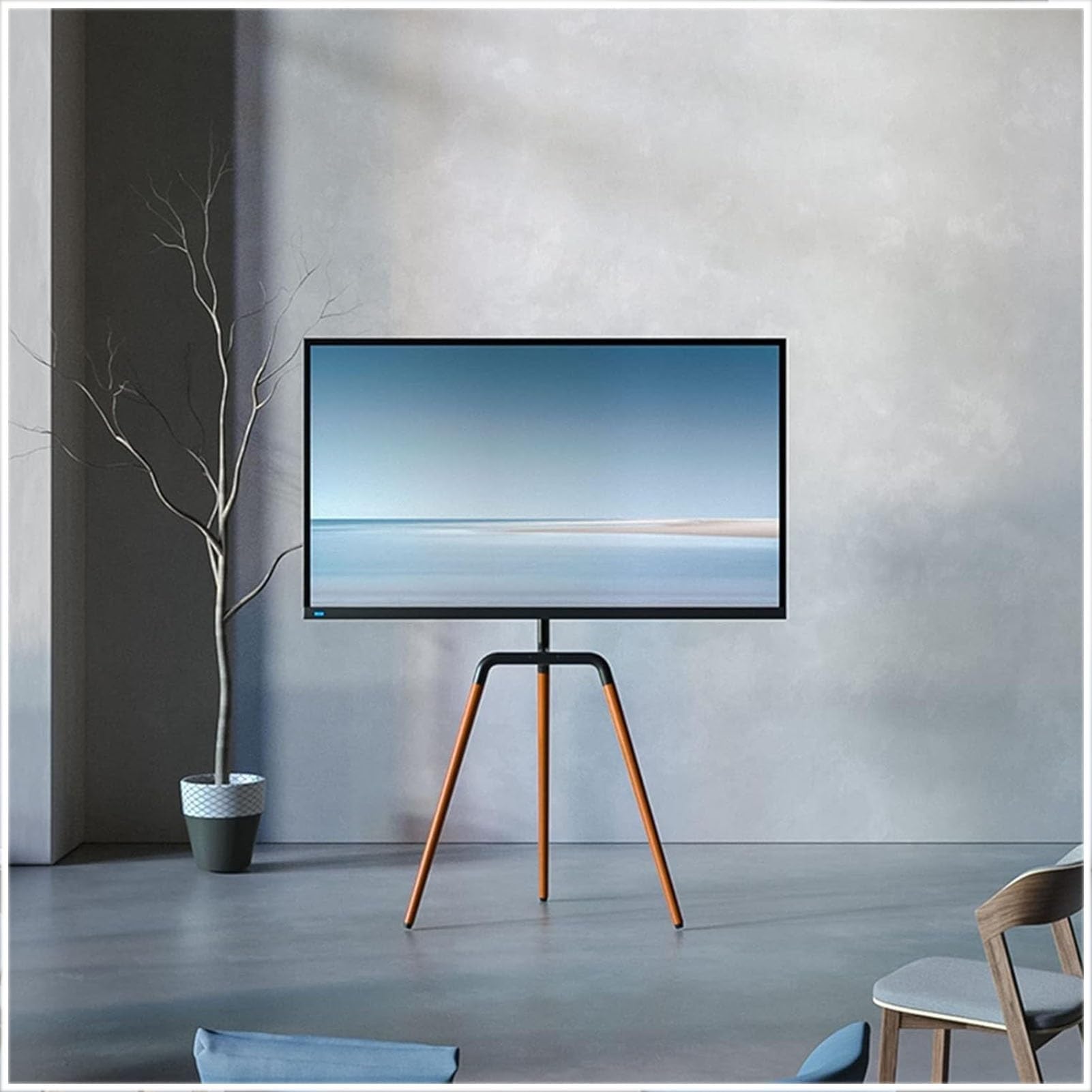 Support TV trépied de studio réglable pour téléviseur 32 55 65 pouces LED LCD