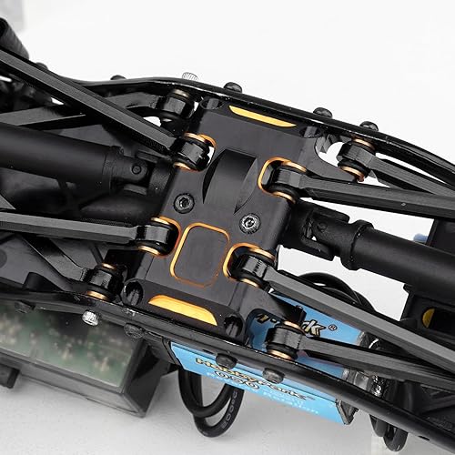 Miniatura 4 de Placa de aluminio de la resbalón del chasis para 1/24 Axial SCX24 Deadbolt Crawler Car AXI90081 actualiza las piezas