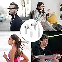 Vista 7 de COOYA Auriculares USB C tipo C con cable para Samsung S26 Ultra S25 S23 A16 S22 A56 Flip 7 DAC HiFi Stereo Auriculares intrauditivos con micrófono