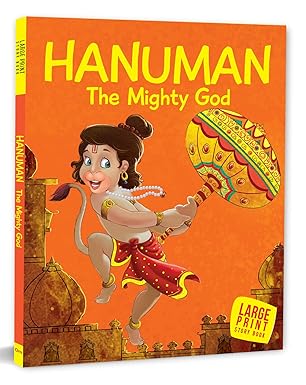 LARGE PRINT HANUMAN THE MIGHTY GOD (PAPER BACK)