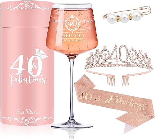 40TH Birthday Gifts for Women Her - 40th Anniversary Gifts For Her