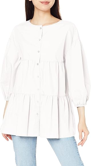 [ナチュラルビューティーベーシック] ブラウス 017-1110487 レディース