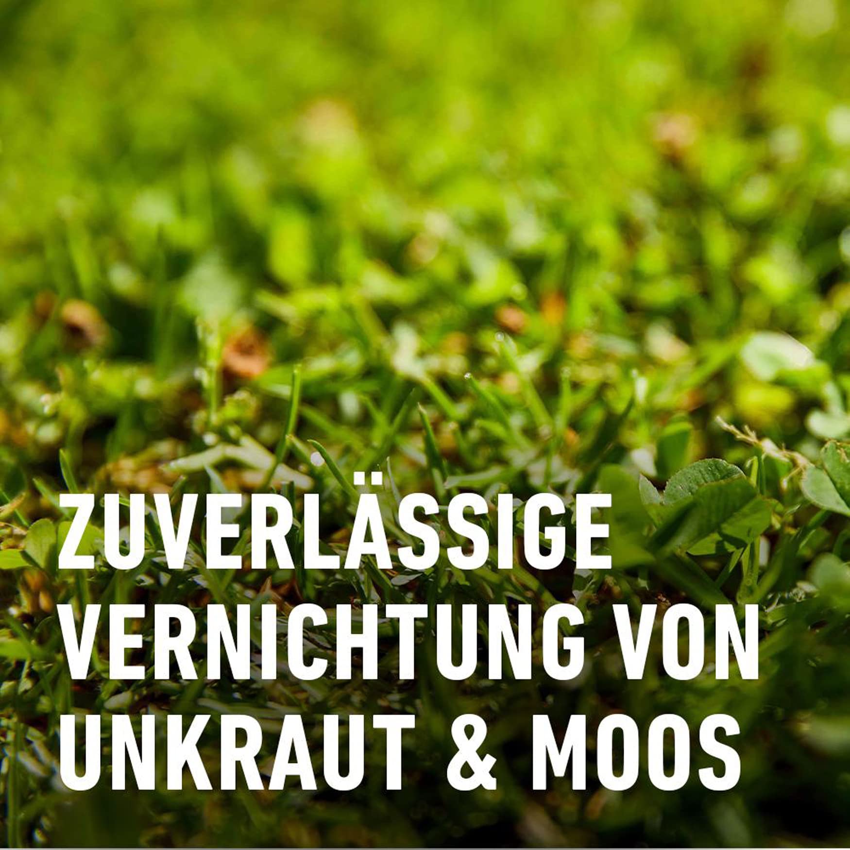 COMPO Rasendünger gegen Unkraut + Moos Komplett-Pflege Rasendünger mit Unkrautvernichter, Moosvernichter, 3 Monate Langzeitwirkung 9 kg, für 300m²
