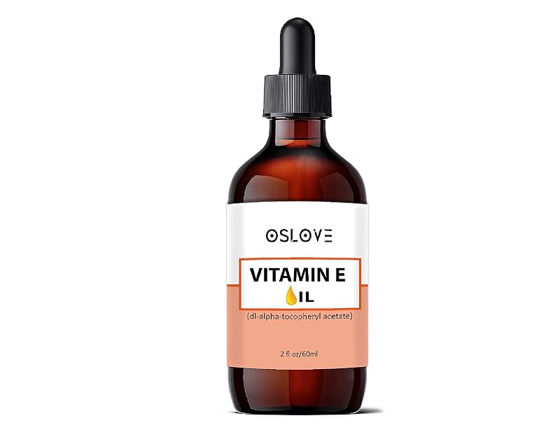 Oslove Organics Óleo de Vitamina E (dl-alfa-tocoferil acetato), 1.000 UI/g, 60 mL