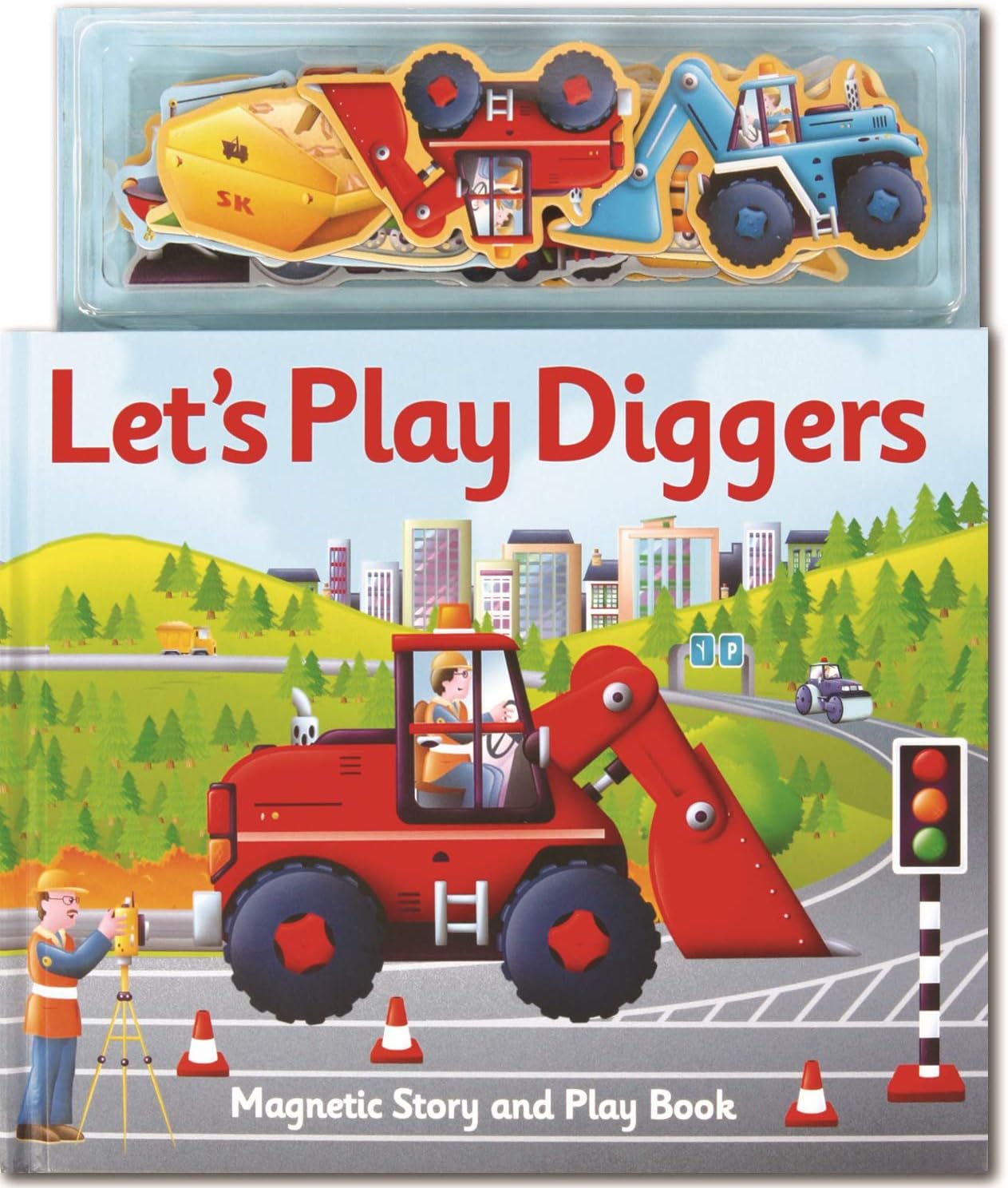 Let's Play Diggers (Magnetic Let's Play) Hardcover – 1 Mar. 2010