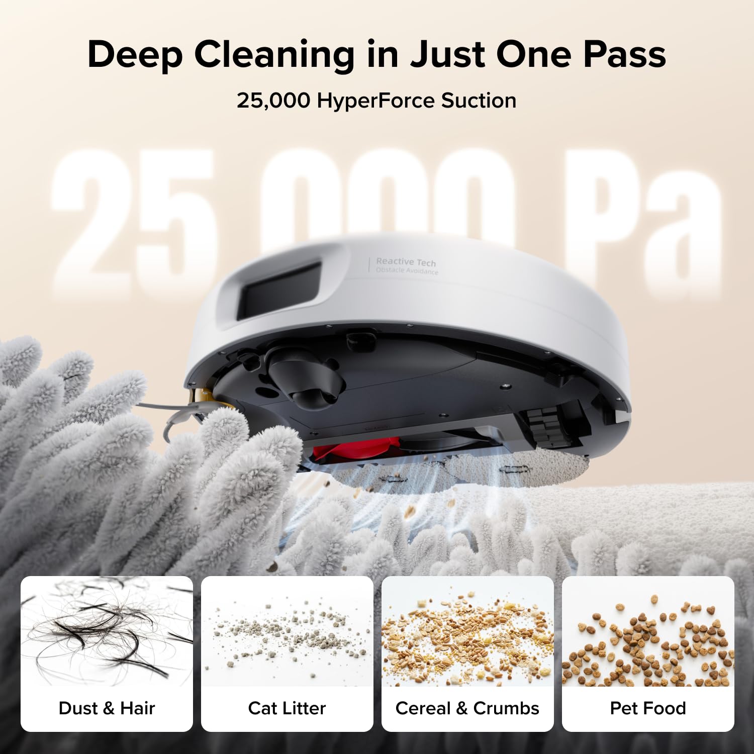 roborock 2026 New Qrevo 2 Pro Set Robot Vacuum and Mop, 25,000Pa Suction view 2
