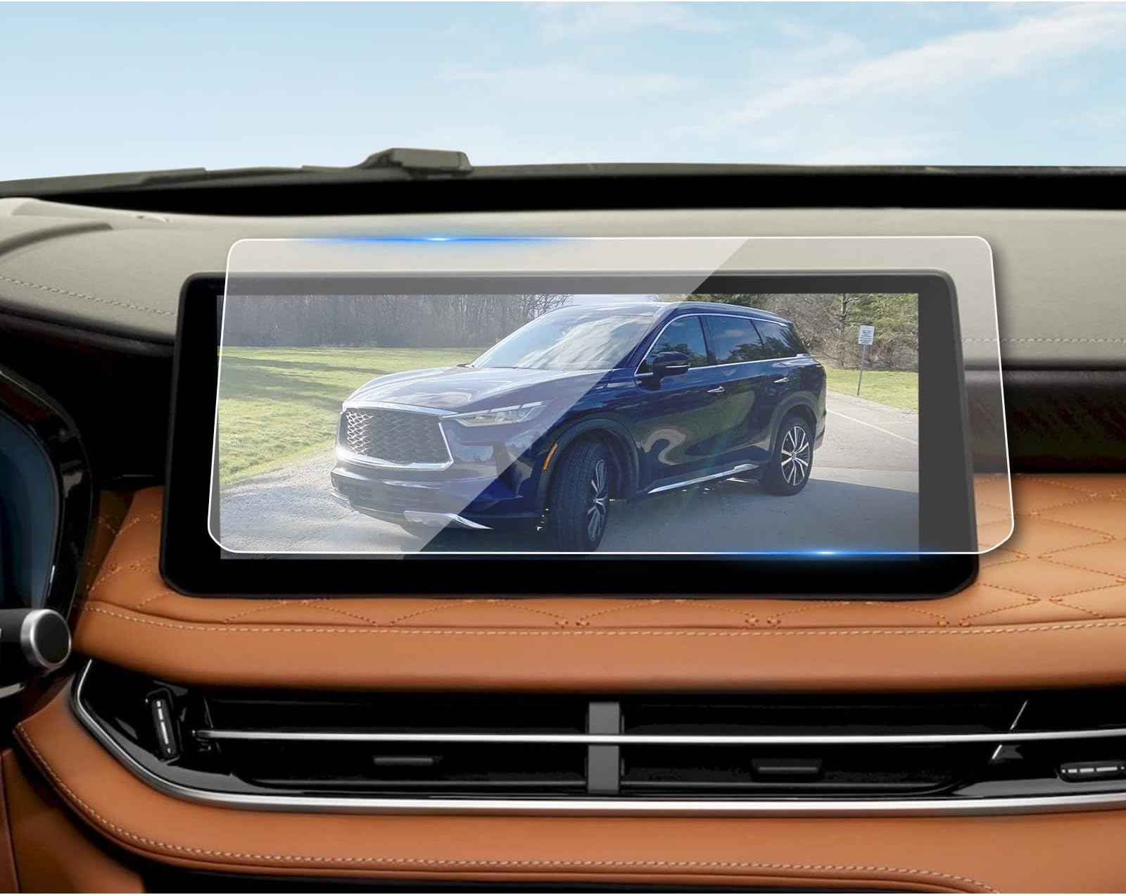 for 2025 2026 Infiniti QX60 Screen Protector 2022-2025 2026 Infiniti QX60 (Pure/Luxe/Sensory/Autograph) 12.3 Inch Infotainment Display 2024 2025 2026 Infiniti QX60 Accessories 2024 2025 2026 QX60