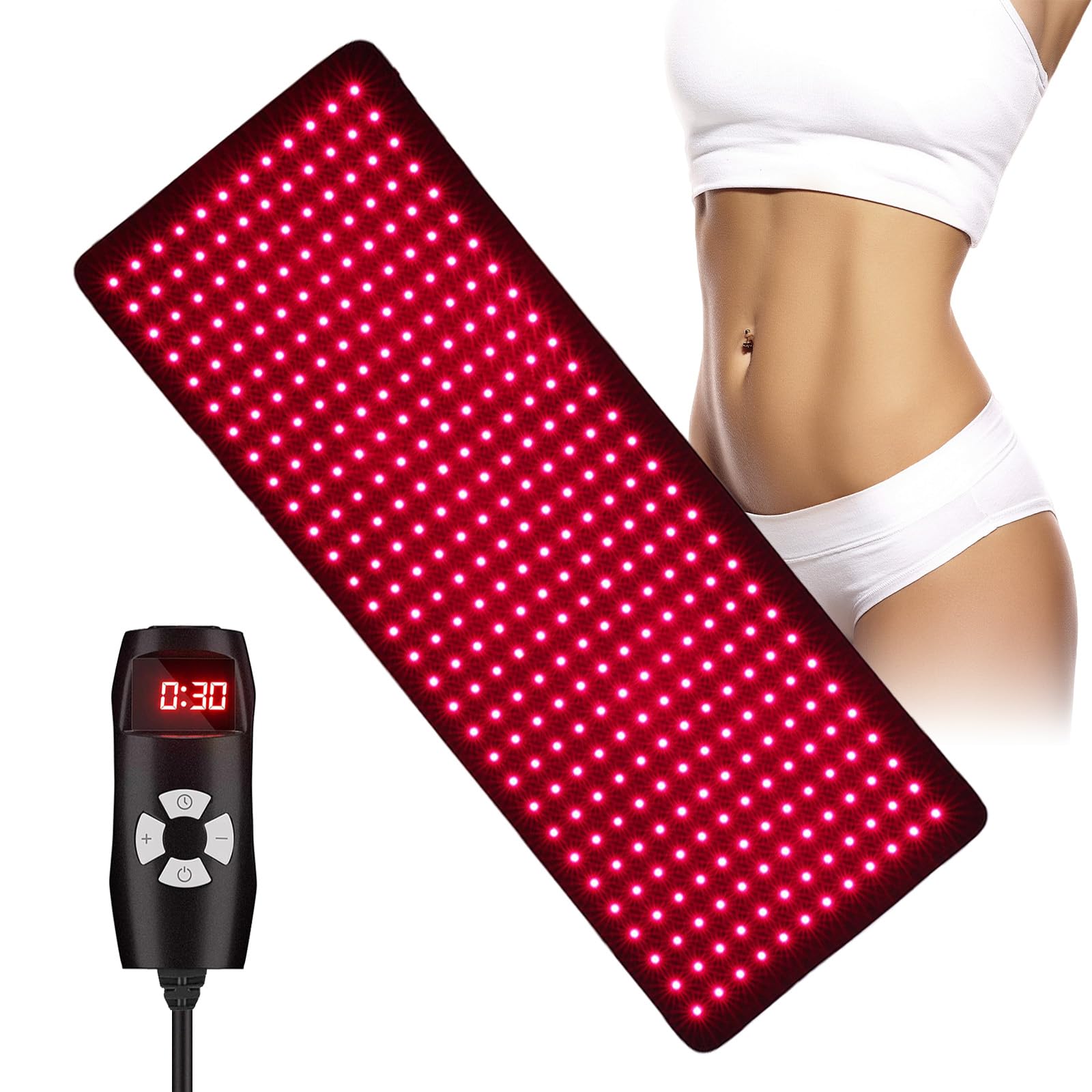 Amazon.com: MEGELIN Red Light Infrared Therapy Belt Plus,360Leds