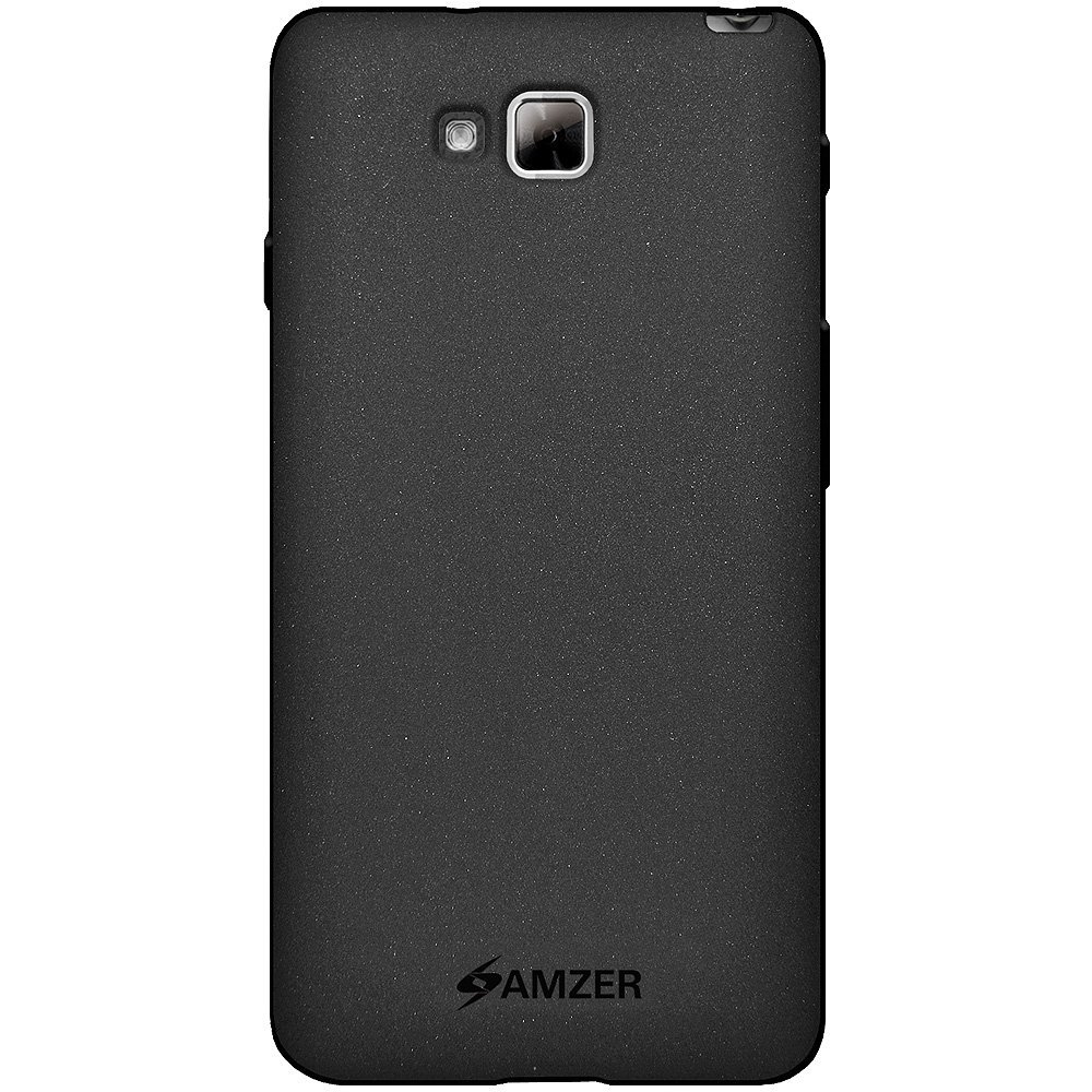 Coque en TPU souple Amzer Pudding noire ajustée pour LG D605 - 5