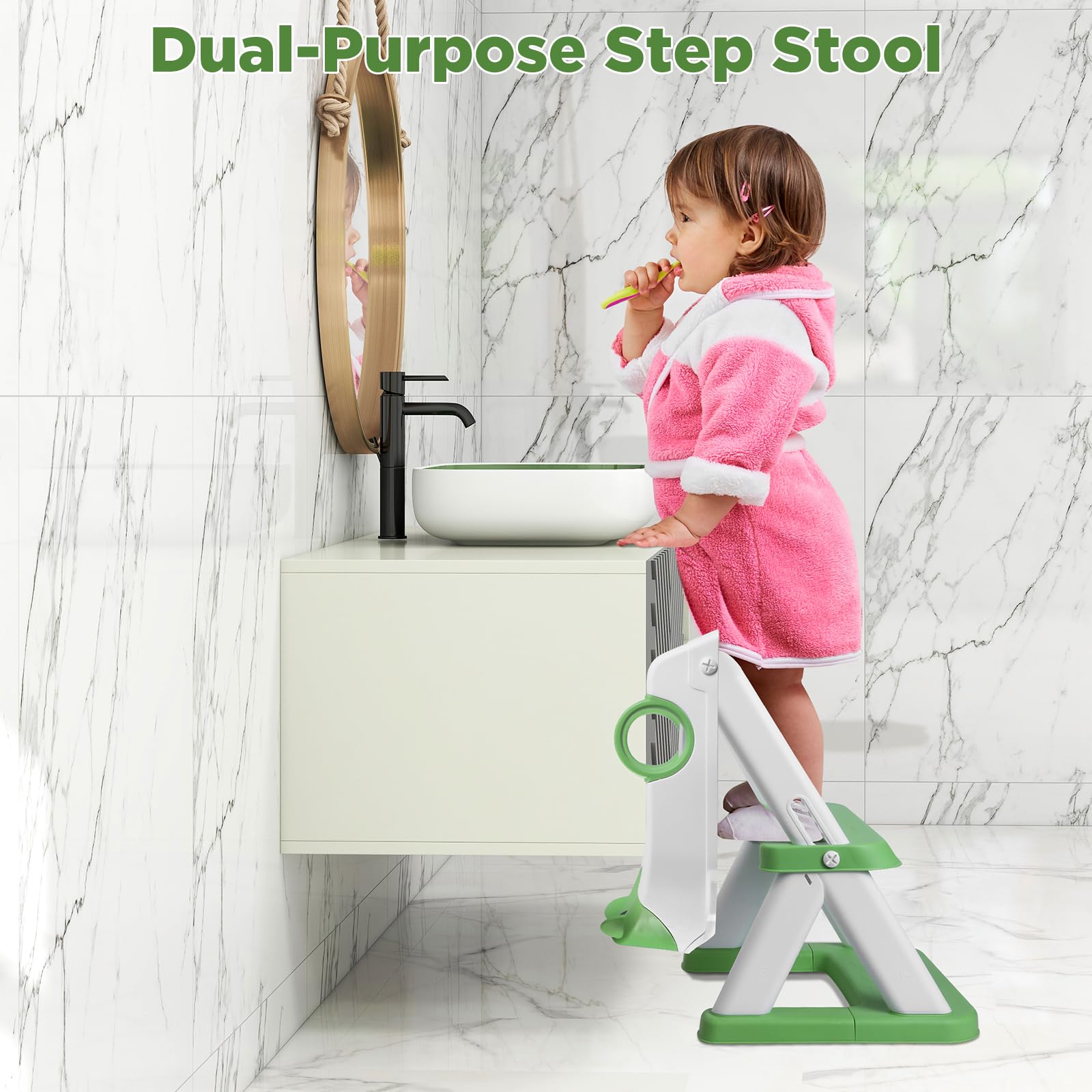 EzyWay Asiento de entrenamiento para orinal con calcomanías de entrenamiento, asiento de inodoro mejorado para niños y niñas, inodoro de entrenamiento 2 en 1 para niños con protector contra