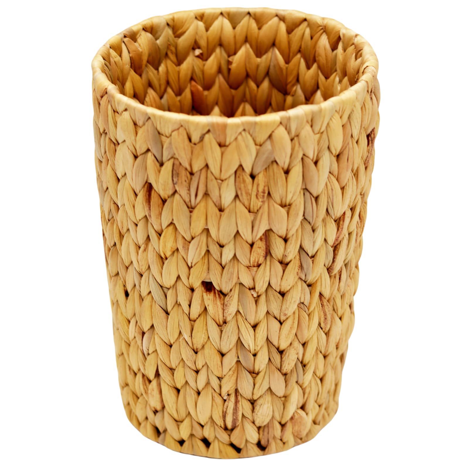Wicker Trash Can Bathroom Wicker Trash Can with Built-in Handle Handwoven Water Hyacinth Trash Living Room Office Kitchen
