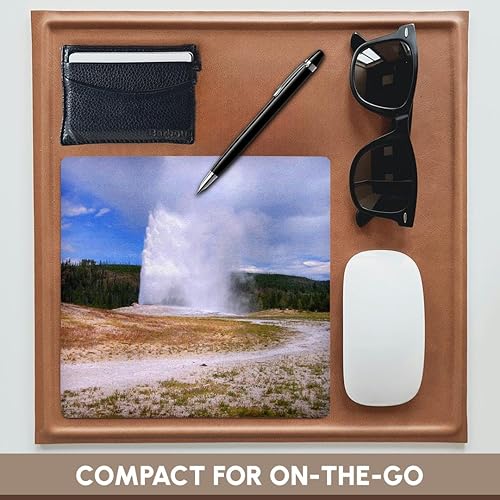 Miniatura 4 de 3dRose LLC Alfombrilla de ratón del Parque Nacional Yellowstone de 8 x 8 x 0,25 pulgadas (mp_26403_1)