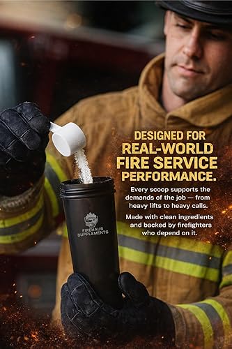 Miniatura 7 de FireHaus Creatina + electrolitos - Fuerza, hidratación y recuperación para bomberos 0.18 oz de creatina monohidrato en polvo, potasio, magnesio