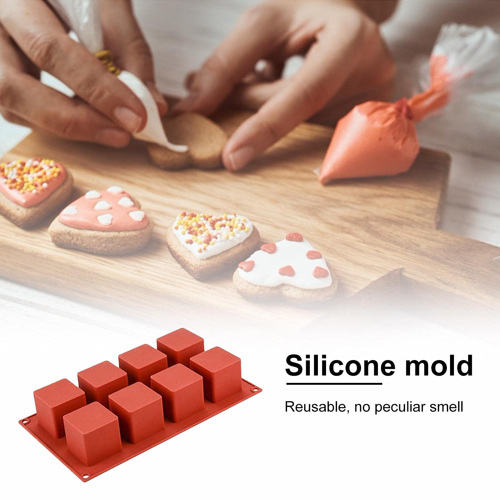 Amazon.co.jp: shopparadise チョコレート型 キューブ
