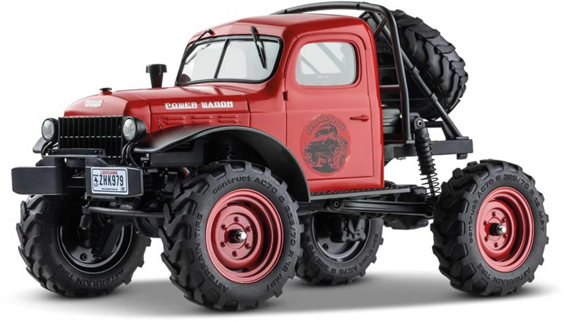 FMS FCX24 Power Wagon Mud-Racer 1:24 rot - RTR 2.4GHz