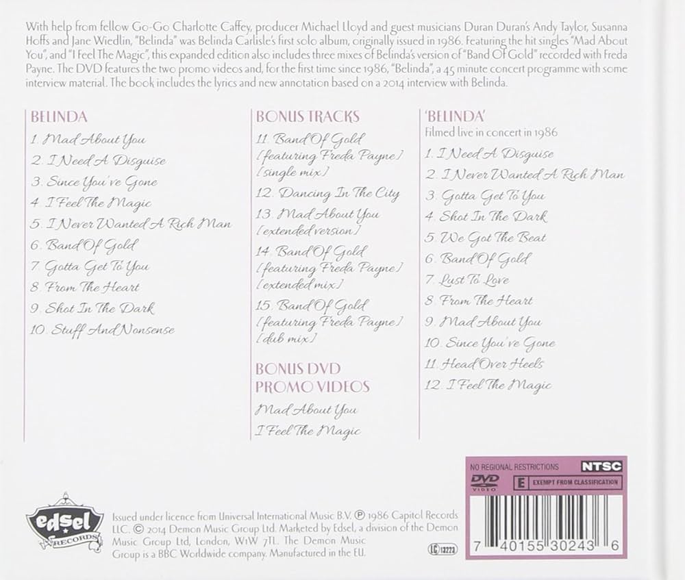 Amazon.co.jp: Belinda: ミュージック